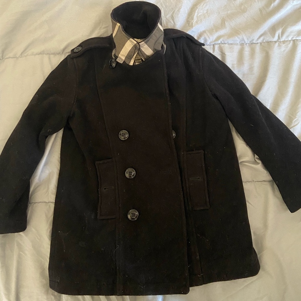 BURBERRY WOOL PEACOAT KIDS 6YRS